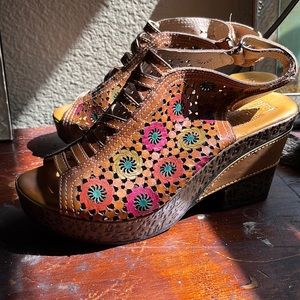 Colorful cute wedges